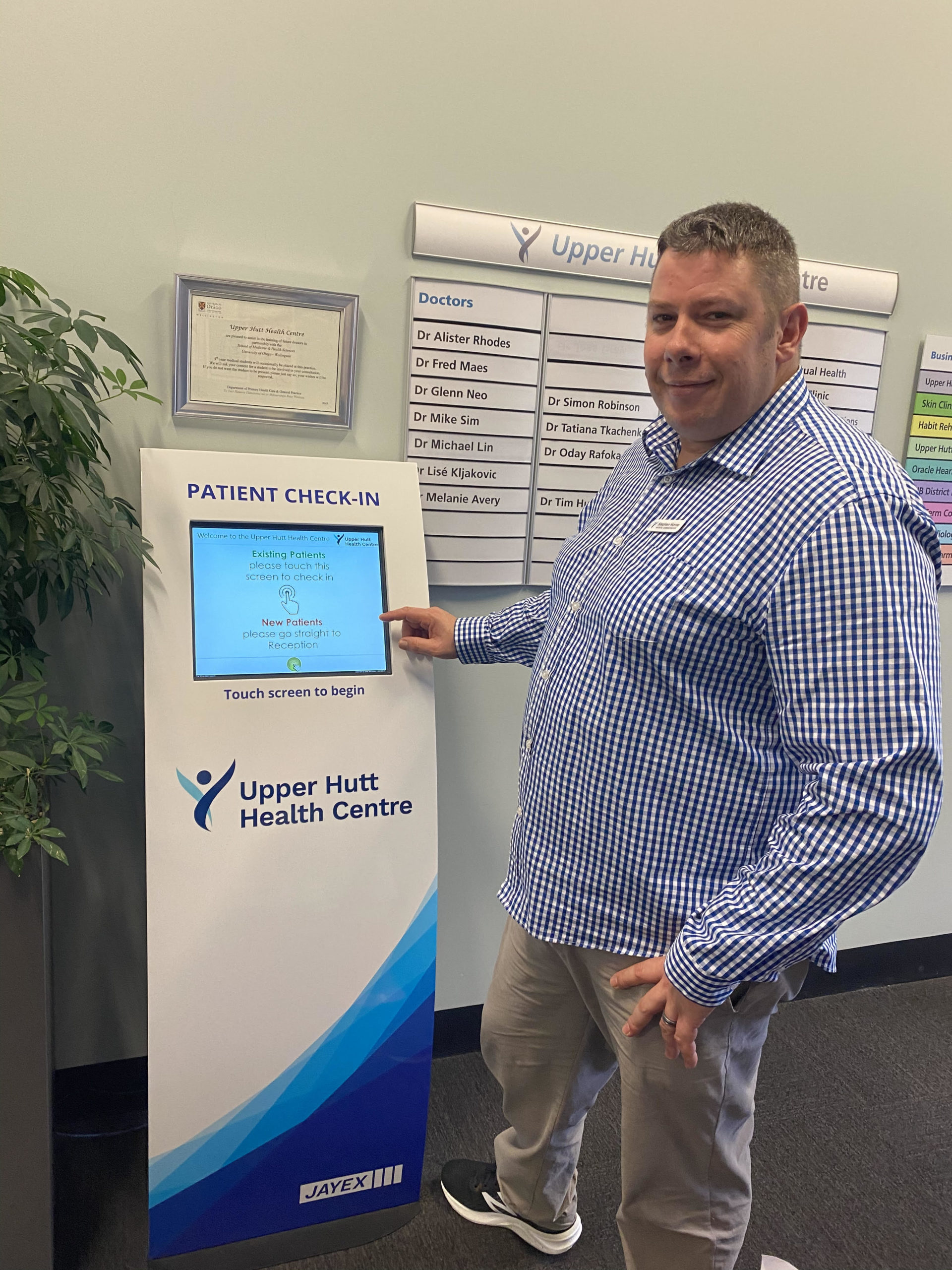 Our man Steve Upper Hutt Health Centre